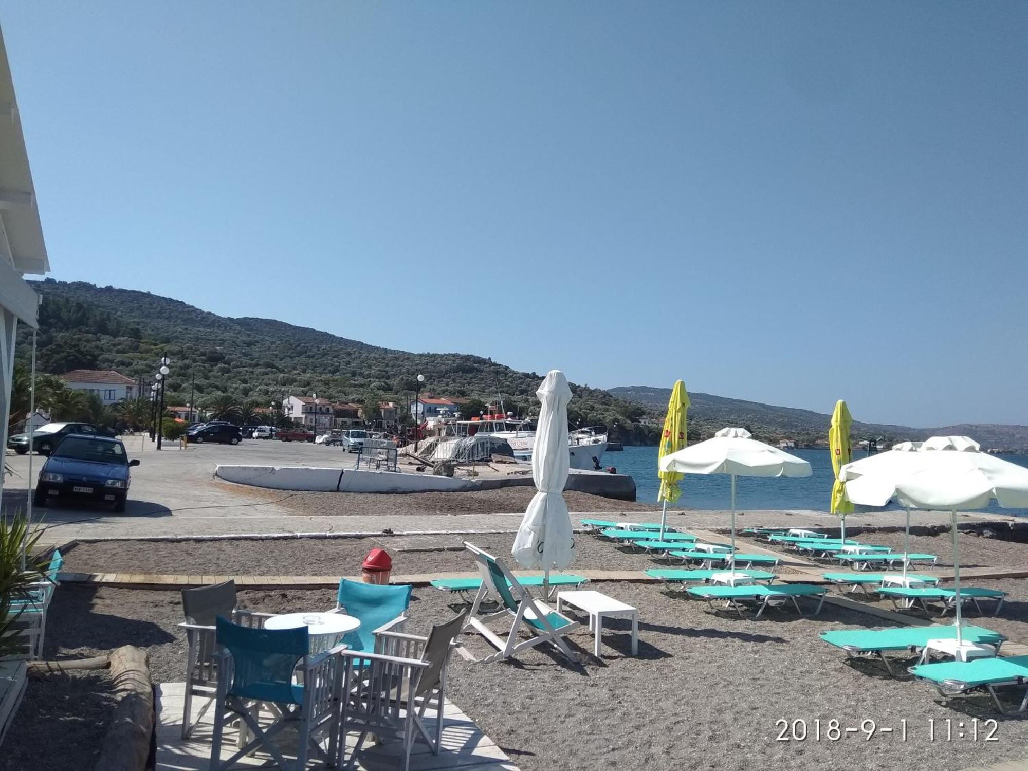 Holiday House With Sea View In Skala Polichnitos Skala Polichnitou Eksteriør billede
